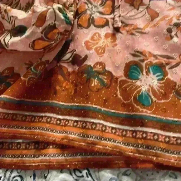 Joie long sleeve sheer floral blouse size XS - Picture 5 of 7